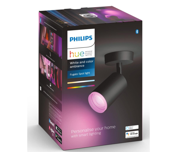 Philips Hue White and color ambiance Kinkiet Fugato (czarny) - 709597 - zdjęcie 3